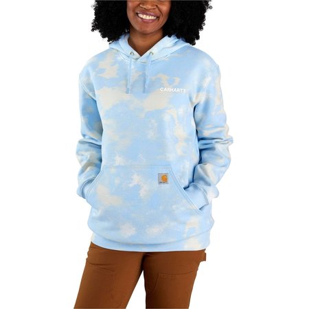 Carhartt Hooded Sweatshirt, Carhartt Brown Watercolor Camo/Dark Brown, 3XL, TLL 105935-B503XLTLL